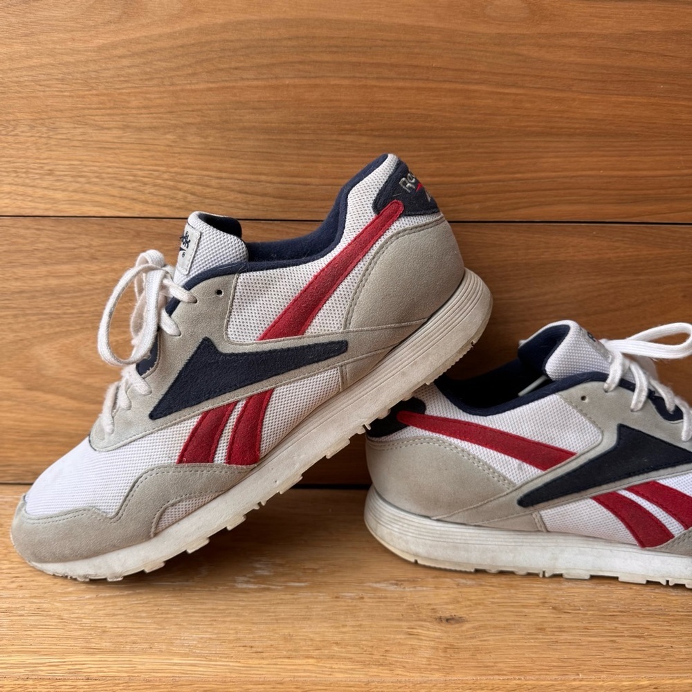 Reebok Rapide MU Skull Grey/ White/ Navy/ Red - 10.5